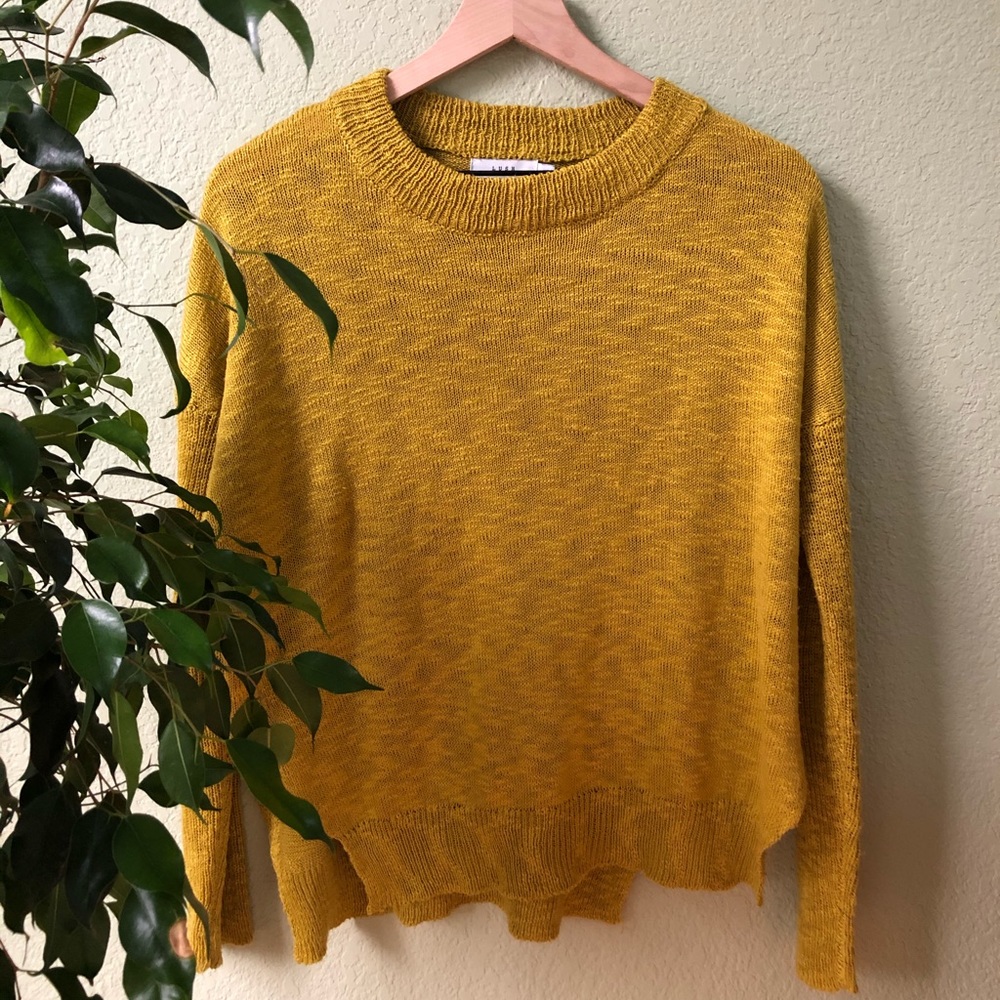 Yellow sweater